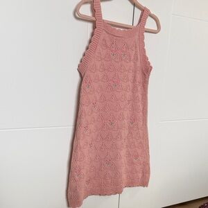 Nicole Miller Blush Knit Kids Dress